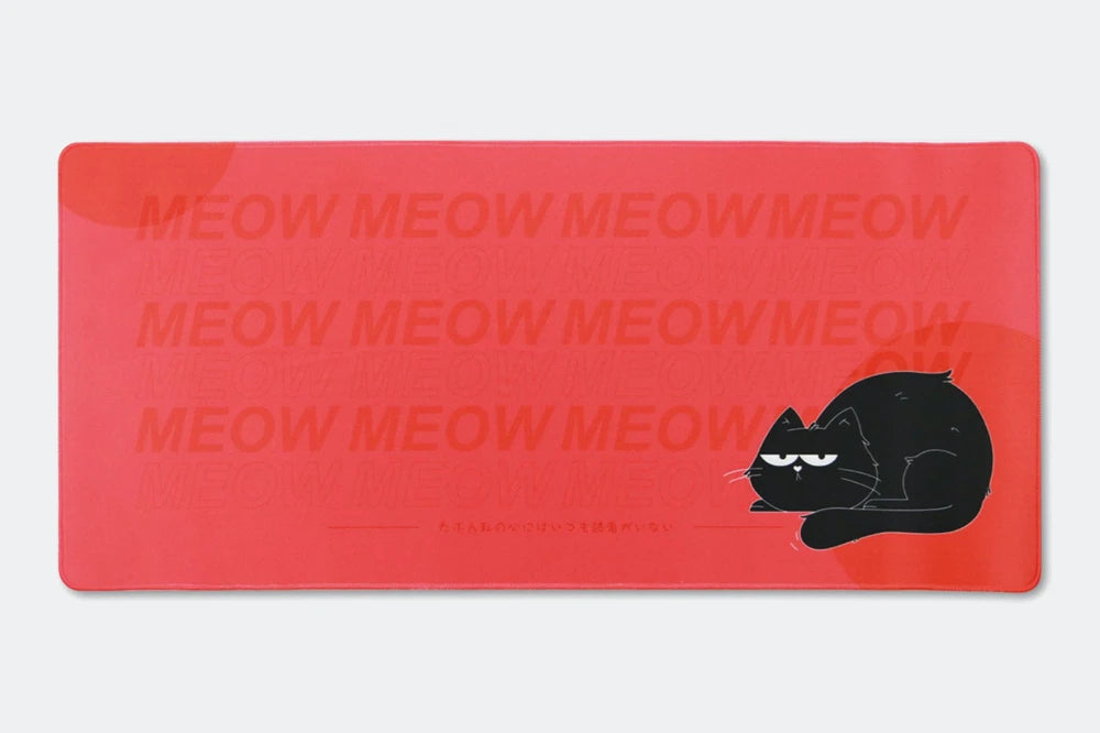 Keeblie Deskmat: 900x400 Cute Soft-Touch Rubber with Stitched Edges