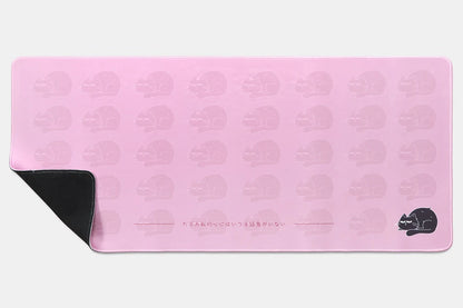 Keeblie Deskmat: 900x400 Cute Soft-Touch Rubber with Stitched Edges