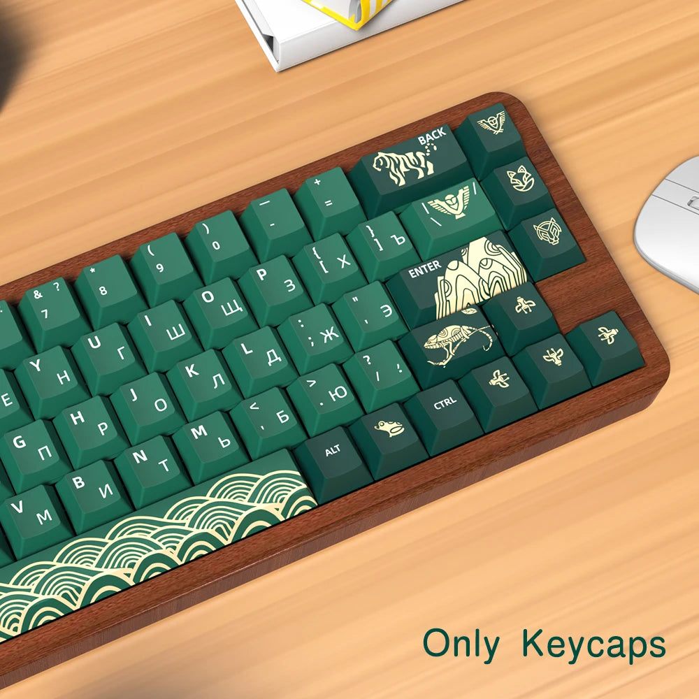 Animal Forest PBT Keycaps | Cherry Profile, ISO, 7U, Multi-Language