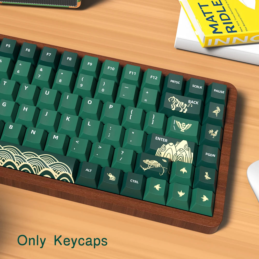 Animal Forest PBT Keycaps | Cherry Profile, ISO, 7U, Multi-Language