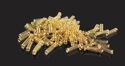 Gold Plated Silver Mechanical Keyboard Switch Springs - Custom Cherry MX Mods (110/90/70pcs)